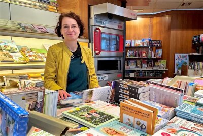 Katja Lücke hat einen Popup-Buchladen in Mittweida geöffnet.