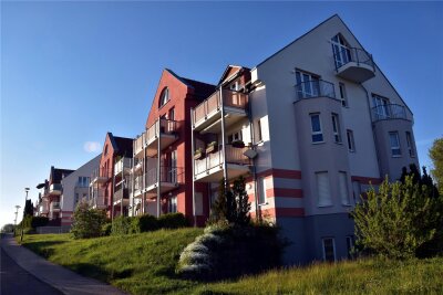 Preise für Wohneigentum in Mittelsachsen sind gestiegen - Wohngebiet am Sachsenpark Dittersbach in Frankenberg - hier gibt es zahlreiche Eigentumswohnungen.