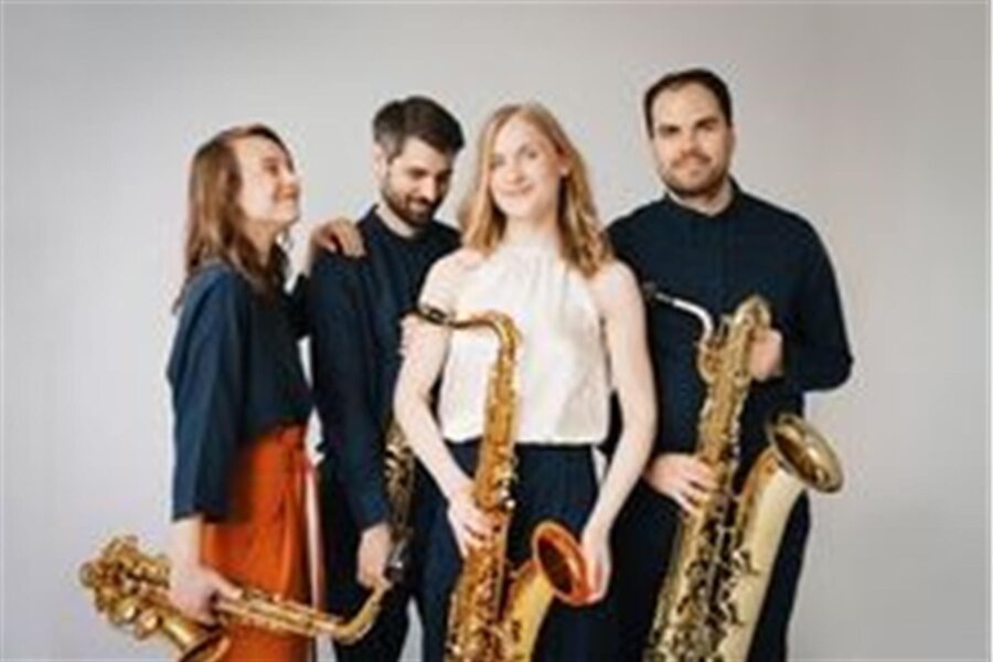 Preisgekrönte Musiker und Sänger bereichern Musiksommer in Schwarzenberger St.-Georgen-Kirche - Das Arcis Saxophon Quartett aus München will am Montag mit dem Sound der Saxophone überraschen.