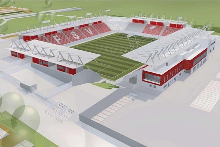 Projekt "Neubau Stadion in Zwickau" ausgeschrieben - 