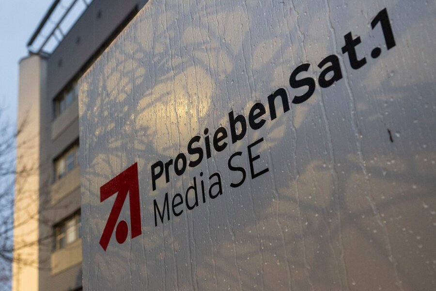 ProSiebenSat.1 schreibt erneut Verlust - Das Logo der ProSiebenSat.1 Media SE in Unterföhring.