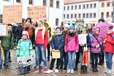 Protest statt Schwänzen für das Klima in Freiberg - 