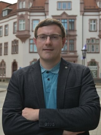 Landratskandidat der "Freien Sachsen" Stefan Hartung. 
