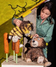 Puppentheater auf der Kleinen Bühne - Sabine Weitzel gastiert mit ihrem Puppenspiel in Plauen. 