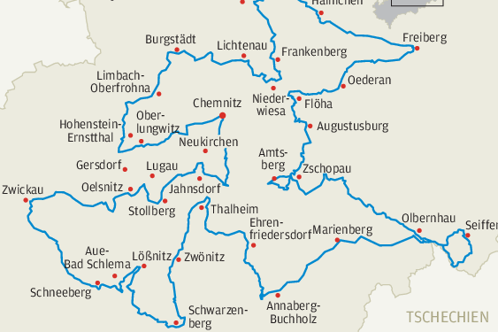 Purple Path verbindet das Erzgebirge mit der Kulturhauptstadt Chemnitz - 