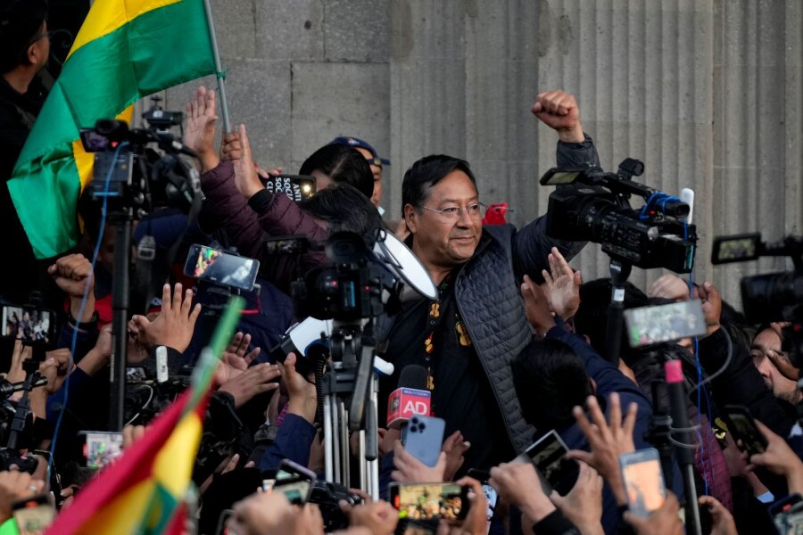 Putschversuch in Bolivien vorerst vereitelt - Boliviens Staatschef Luis Arce tauschte nach dem Putschversuch die gesamte Führungsriege der Streitkräfte aus.