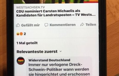 Radikaler wünscht CDU-Politikern "Hinrichtung" - Das ist der Kommentar unter dem Facebook-Post. 