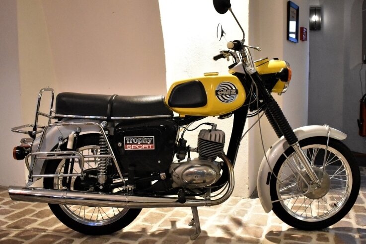 Rarität für Motorradmuseum - Die MZ ETS 150/1 steht schon im Motorrad-Museum im Zschopauer Schloss Wildeck.