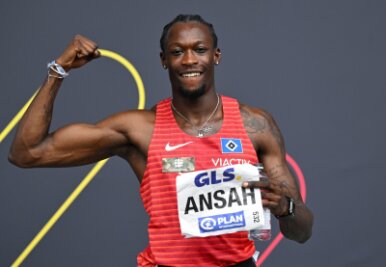 Rassistische Kommentare gegen Ansah: DLV prüft Strafanzeige - Sprinter Owen Ansah wurde nach seinem Rekord rassistisch beleidigt.