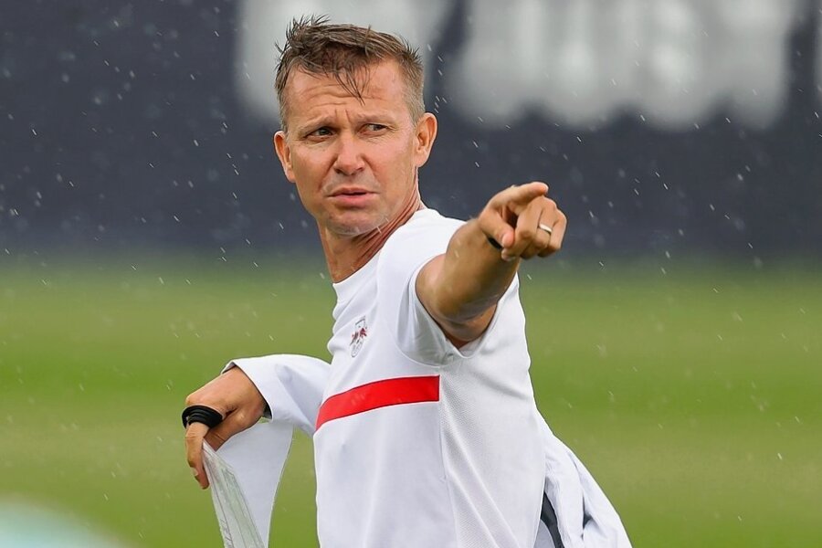 Ein Mischung aus Rangnick- und Nagelsmann-Fußball will Trainer Jesse Marsch als Spielstil bei RB Leipzig etablieren. 