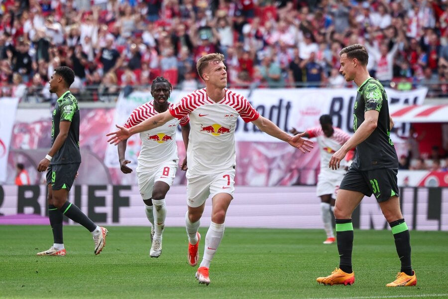 RB Leipzig weiter auf Königsklassen-Kurs - Dani Olmo und RB Leipzig holten im Kampf um die Champions-League-Qualifikation wichtige drei Punkte.