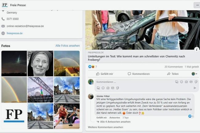 Reaktionen auf "Freie Presse"- Pendlertest zur B 173: Kritik an fehlender Ortsumfahrung Flöha - Kommentare der Leser zum Pendlertest auf Facebook. 