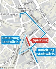 Reichenhainer Straße ab Dienstag keine Durchgangsstrecke mehr - 