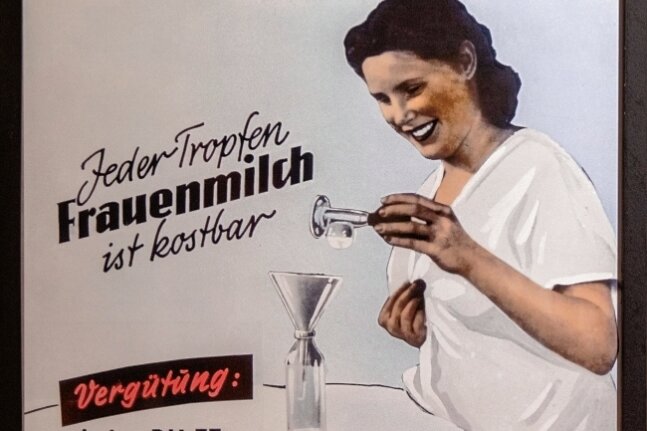 Reise in die Vergangenheit: Wie die Vogtländer einst lebten - Werbung für Frauenmilch.