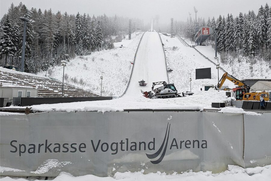 Rekordkulisse beim Weltcup in Klingenthal soll die deutschen Skispringer fliegen lassen - An Schnee wird es in Klingenthal nicht mangeln.