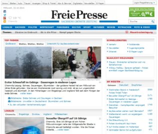 Richten Sie www.freiepresse.de als Startseite ein - Mit www.freiepresse.de sind Sie immer sofort über die neuesten Nachrichten aus der Region und der Welt informiert.