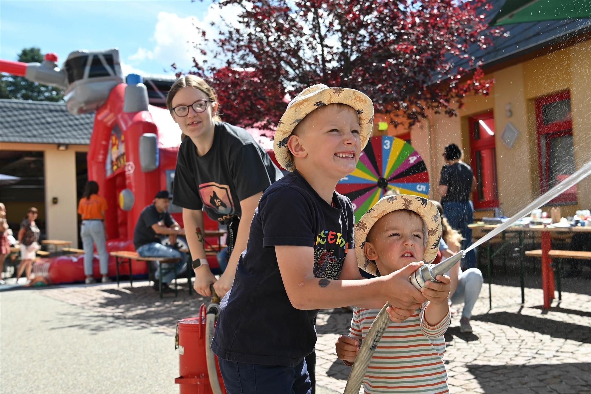 Rochlitz Beim Tag der offenen Tür der Rochlitzer Feuerwehr konnte