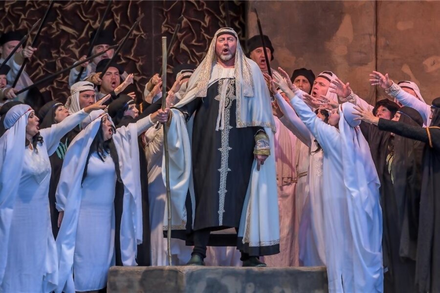 Rochlitz: „Nabucco“ unter freiem Himmel - Ende Juli erklingt Verdis Oper „Nabucco“ auf dem Rochlitzer Markt.