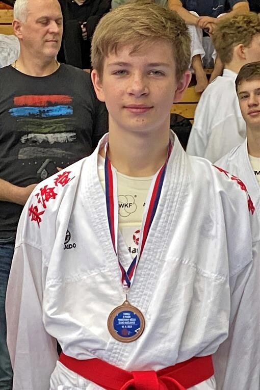 Rochlitzer Karateka sind im Nachbarland erfolgreich - Marvin Striesche erkämpfte in Tschechien eine Bronzemedaille.