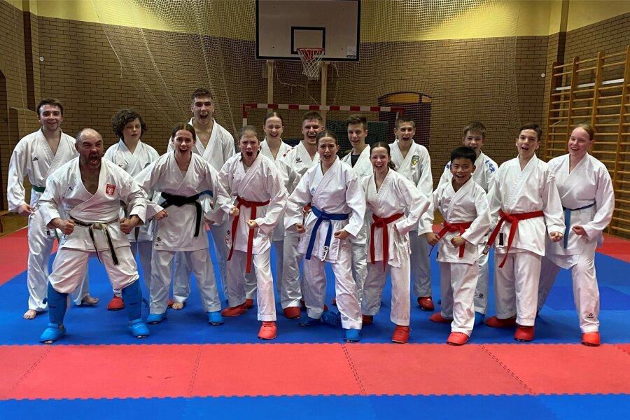 Rochlitzer Karateka überzeugen in Polen - Die Sportler des Karate-Do Rochlitz haben sich in Polen auf die bevorstehende Deutsche Meisterschaft vorbereitet.