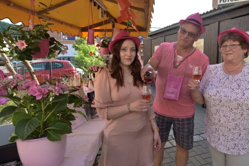 Roséweinfest in Aue feiert Premiere - 