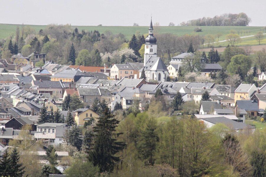 Rosenbach holt sich für Tourismusentwicklung die Thüringer Stadt Tanna ins Boot - Blick auf die Stadt Tanna, die touristisch mit dem sächsischen Vogtland zusammengeht.