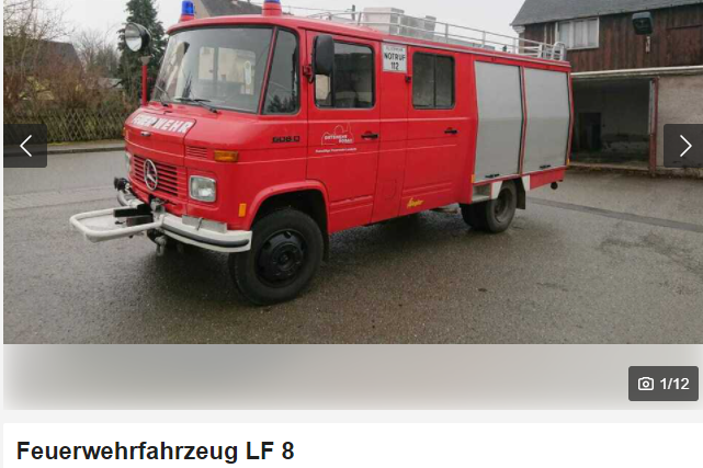 Einst rückte mit dem Fahrzeug die Rodauer Feuerwehr aus. Nun wird für den LF 8, Baujahr 1981, ein neuer Eigentümer gesucht.