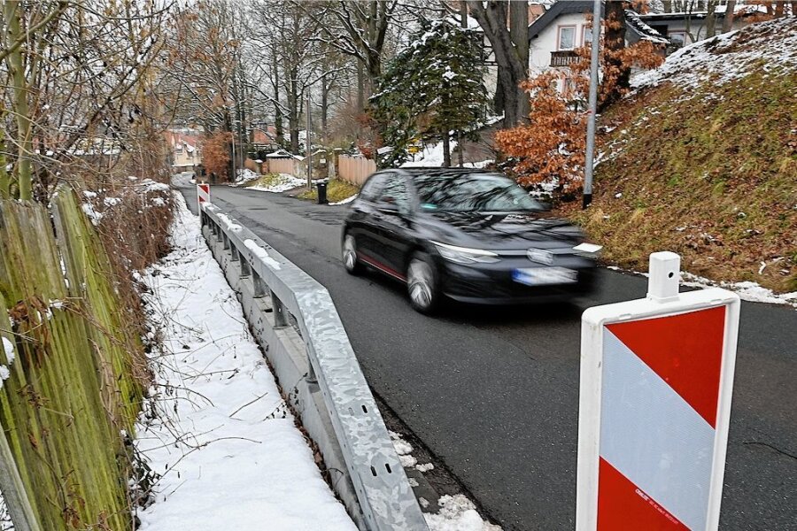 Rossauer ringen um Einsparungen im Gemeindehaushalt: Straßen sollen jedoch saniert werden - Der Weiterbau der Straße zum Zschopautal in Dreiwerden steht im Haushaltsplan 2023 von Rossau. 