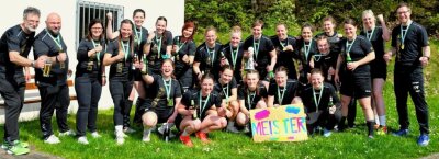 Rotation-Damen feiern Verbandsliga-Meisterschaft und Sachsenliga-Rückkehr - 