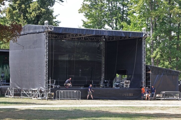 Im Gründelpark in Glauchau lebt das Woodstage-Festival wieder auf. 