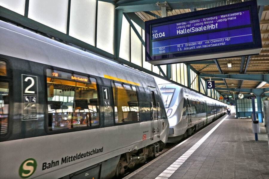 S-Bahn von Zwickau nach Leipzig: Bahn baut und sperrt Strecke über den Sommer - 