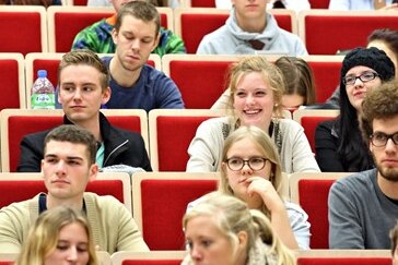 Studenten in der Universität Leipzig. Herrscht nun "Ruhe an der Hochschulfront"? 