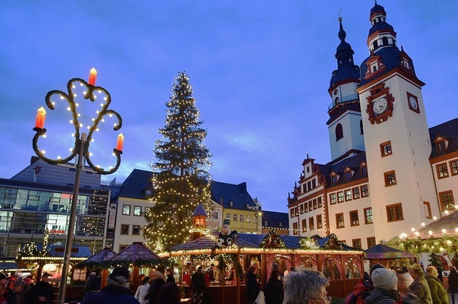 Der Chemnitzer Weihnachtsmarkt im Jahr 2019. Findet er in diesem Jahr wieder statt oder nicht? 