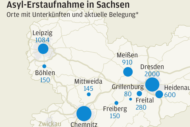 Sachsen stößt bei der Suche nach Asylunterkünften an Grenzen - 