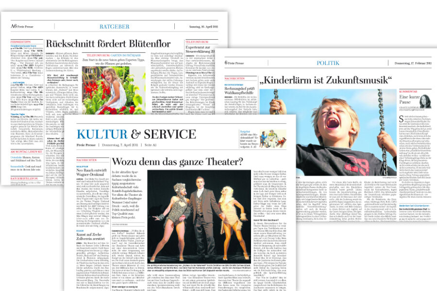 Sachsens größte Zeitung - Ein vielseitiges Spektrum unterschiedlichster Themen und eine qualitativ hochwertige Berichterstattung erwartet Sie täglich in der Freien Presse.