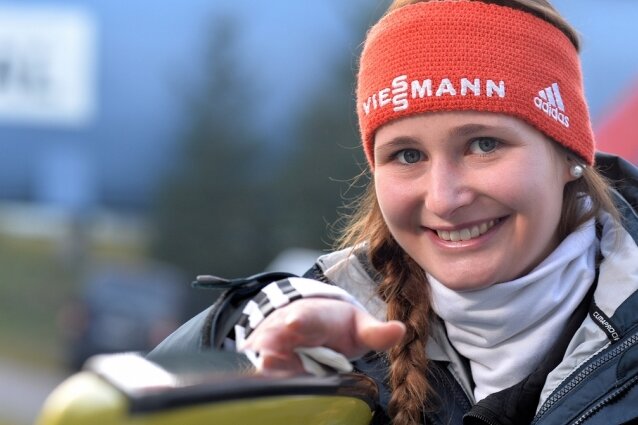 Sachsens Rodler geben Gas - Julia Taubitz vom WSC Erzgebirge Oberwiesenthal steht auf dem Sprung in die deutsche Weltcupmannschaft der Rennrodler.