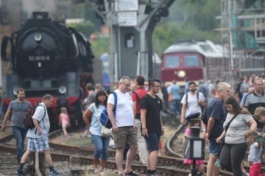 Sächsisches Eisenbahnmuseum sagt Heizhausfest ab - Das Heizhausfest mit jeweils Tausenden Besuchern ist eines der größten Eisenbahnfeste in Ostdeutschland. 