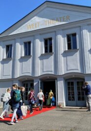 Sächsisches Schülerfilmfestival: "Film ab" diesmal in Frankenberg - Im Mai 2022 wurden im Welt-Theater bereits Sachsens Schulkinowochen eröffnet.