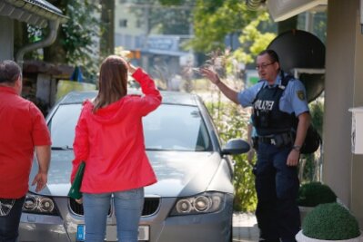 Säure-Attacke in Chemnitz - Die Polizei hat die Ermittlungen aufgenommen.