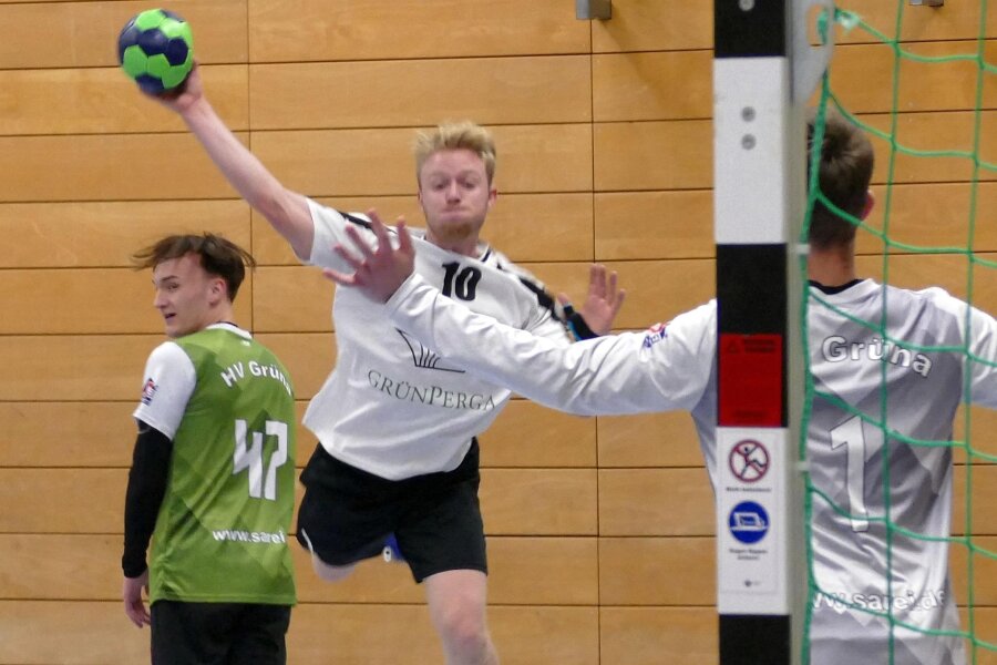 Saison der Borstendorfer Handballer erweist sich als Achterbahnfahrt - Erzielte drei Tore für die SG Rotation: Kevin Hartung.