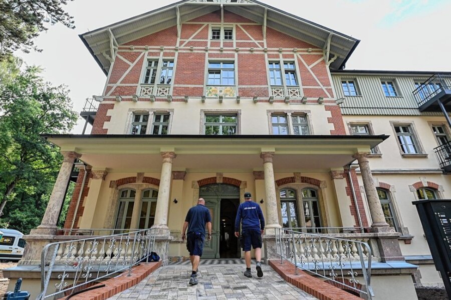 Sanierung der ehemaligen Chemnitzer Naturheilanstalt Stahringer: Wohnen wie einst im Sanatorium - Durch die denkmalgerechte Sanierung hat die einstige Naturheilanstalt Stahringer ihren Charme bewahrt. Vor wenigen Jahren noch drohte der Abriss.