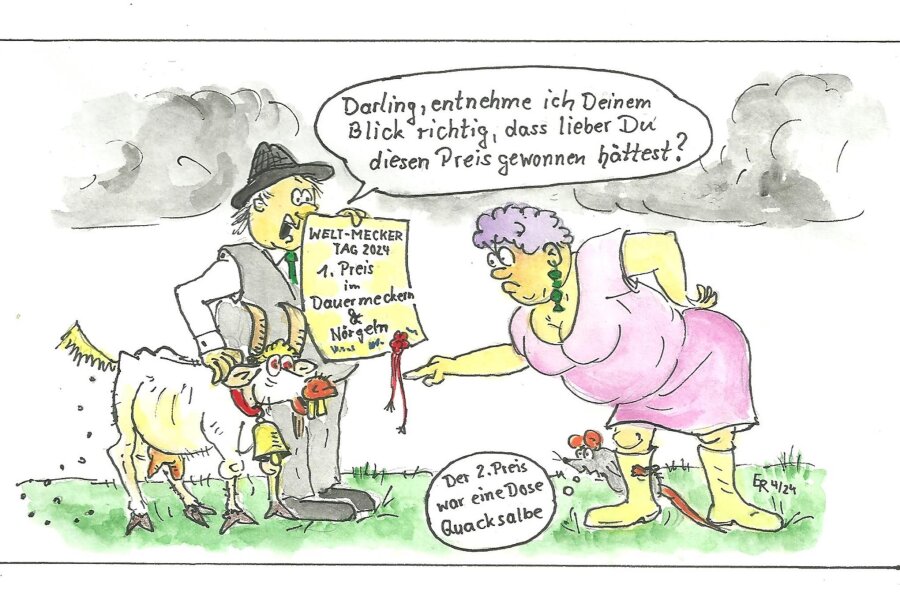 Satire zum Wochenende: Warum die erzgebirgische Volkskunst Anlass zum Meckern gibt - Wenn es ums Meckern geht, dann haben wir Sachsen so richtig Ehrgeiz.