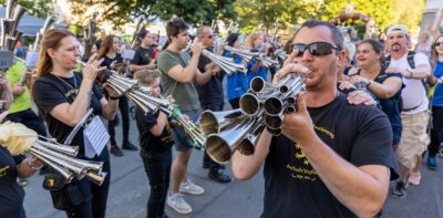 Schalmeienfest und Musikschulkonzert: Tolle Stimmung in Auerbach - 