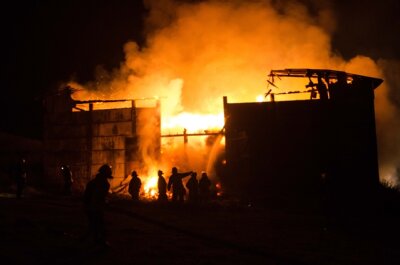 Scheune in Flammen: Großbrand in Breitenau (Update) - 
