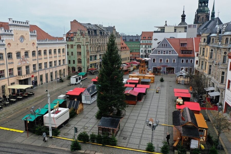Schildchen für die Bürgerprojekte - Symbolbild: Zwickauer Hauptmarkt
