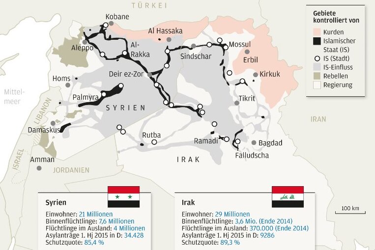 Schlachtfelder des "Islamischen Staats"