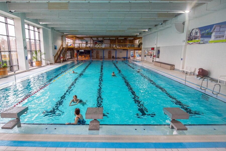Schließzeit beendet: Schwimmhalle in Annaberg-Buchholz öffnet wieder - Am Montag endet die jährliche Sommerschließzeit in der Schwimmhalle „Atlantis“ in Annaberg-Buchholz.