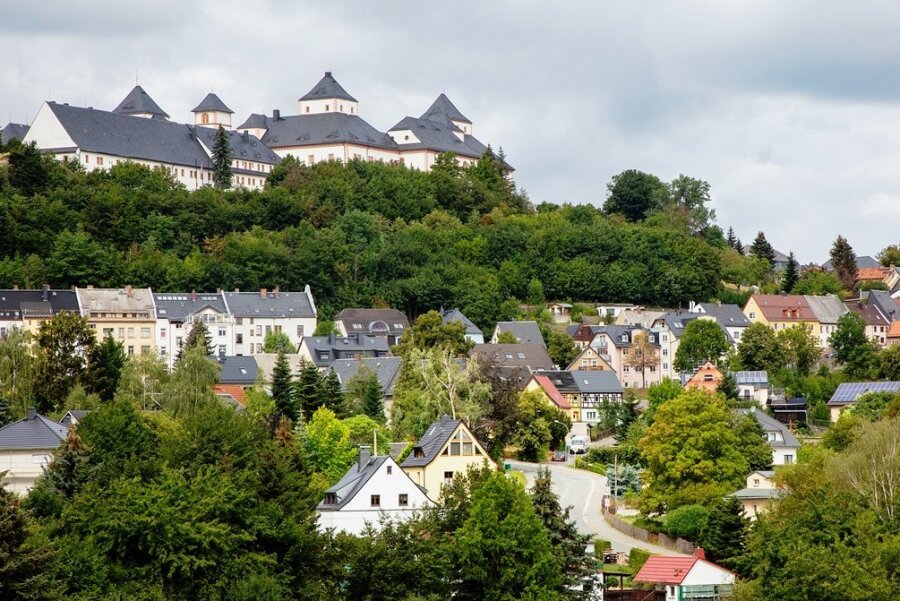 Das Schloss und die Stadt Augustusburg entgingen zum Kriegsende nur knapp einer Sprengung durch die Nazis.