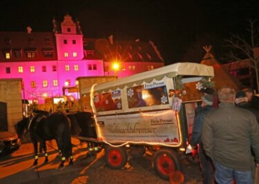Schlossweihnacht in Zwickau mit Kremser-Pendelverkehr - 
