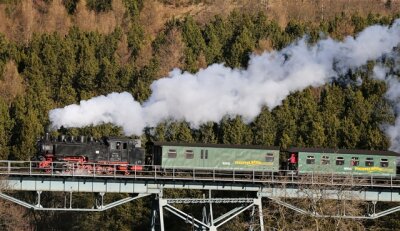 Schmalspurstrecke: Fichtelbergbahn muss pausieren - 